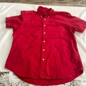 Polo Ralph Lauren. Men's Classic-Fit Garment-Dyed Oxford Shirt. Used